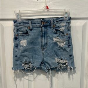 American Eagle Distressed Denim Women's Shorts Size 000